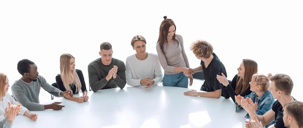 Zespół podczas warsztatu coachingowego